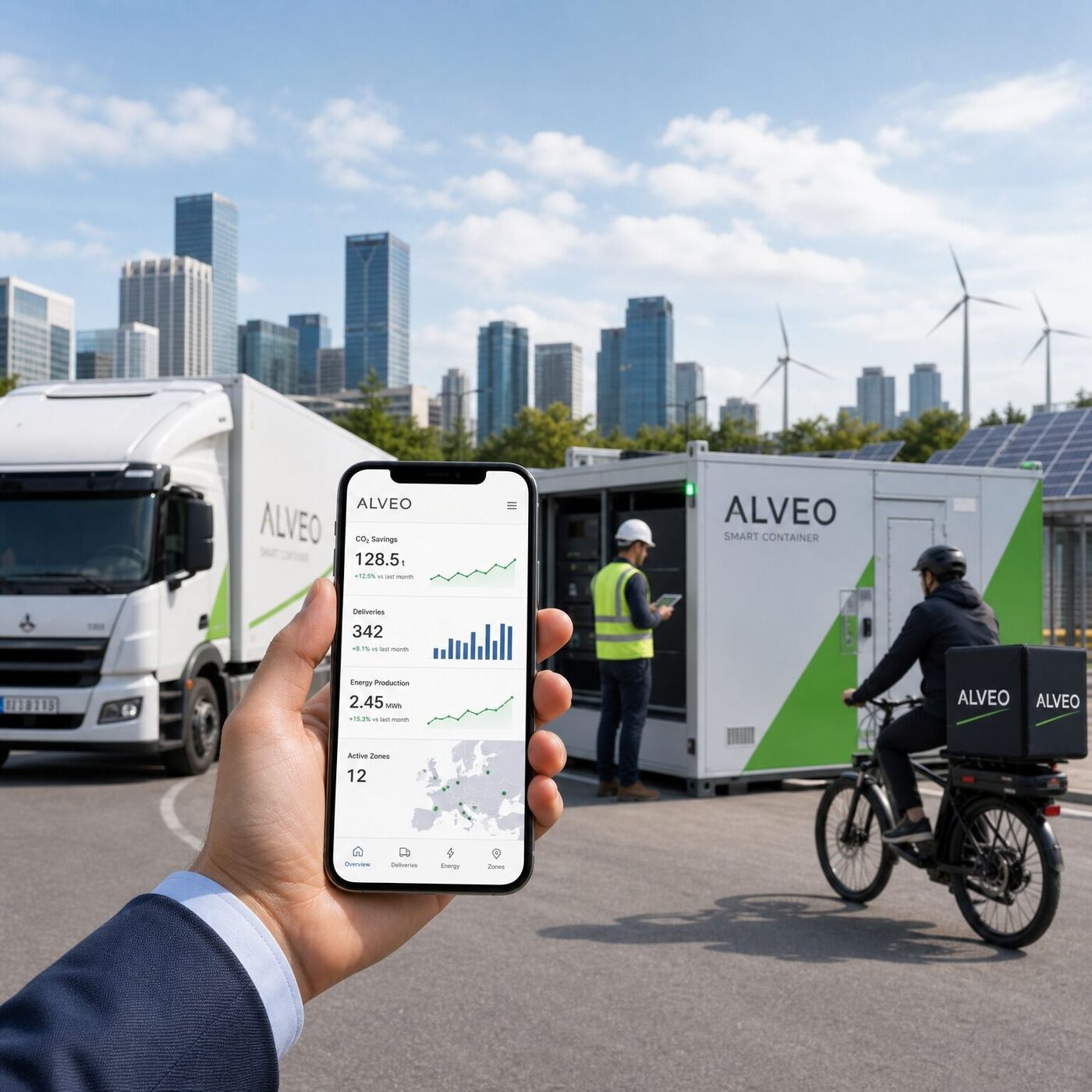 Solutions de logistique et mobilité ALVEO MOVE
